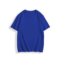 T-shirts de sport durables pour hommes, 100% coton, motif uni, anti-rétrécissement, col rond, manches courtes, pour la course à pied et la remise en forme