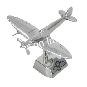 Trusted Manufacture Of Best Quality Royal Air force Aeroplane Model Cast Aluminium Handmade Crafted Spitfire With Sticker Print