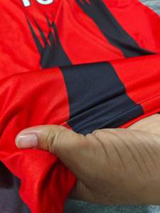 Uniforme de fútbol con estampado digital personalizado de manga corta para hombre, servicio OEM de verano, estilo único, corte automático, nombre del jugador - Product Image 4