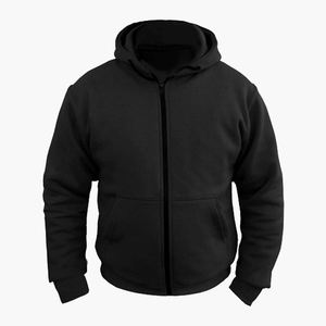 Venta al por mayor personalizada motocicleta ropa deportiva CE blindado transpirable Unisex cuero polar Sudadera con capucha extraíble Auto Racing Wear - Product Image 2