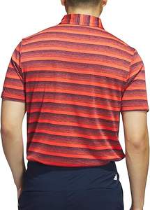 Men's Performance Short Sleeve for Polo Shirt Quick Dry 100% Polyester with Solid 3D Pattern - Product Image 5