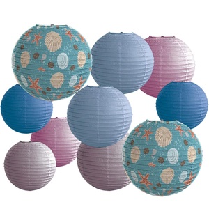 Trung Quốc Thiết Kế Giấy Đèn Lồng Đa Màu Sắc Quả Bóng Hình Dạng Treo Đèn Lồng Cho Giáng Sinh Đảng Trang Trí Ấn Độ Nhà Cung Cấp - Product Image 1