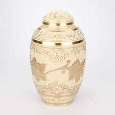 Recién llegado, urna de cremación de latón macizo para cenizas humanas, suministros funerarios, logotipo personalizado, diseño personalizado, tallado a mano, venta duradera - Product Image 6