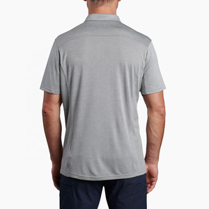 Hombres con estilo 100% algodón para Polos fábrica personalizada sólida deportes bordado Logo Casual Golf impresión hombres Casual Terry W - Product Image 6