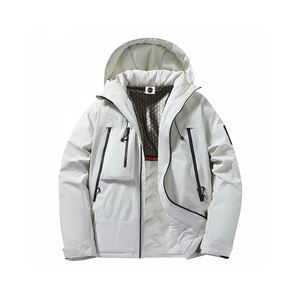 Chaqueta de invierno de algodón informal de estilo urbano para hombre con cremallera fina - Product Image 1