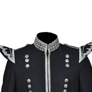 OEM ODM service disponible personnalisé noir et blanc doublets de bande de tuyau vestes doublets de bande de tuyau de qualité supérieure - Product Image 5