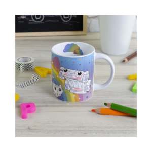 Mug en céramique de 250 ml Gabby's Dollhouse, design de dessin animé, compatible micro-ondes, idéal pour les fêtes et les cadeaux promotionnels - Product Image 2