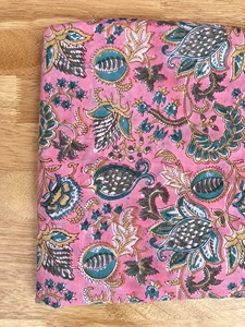 Nouvel arrivage de tissu écologique en coton imprimé floral indigo fait à la main inde naturel léger tissu en coton pour la confection de vêtements - Product Image 2