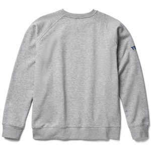 เสื้อสเวตเตอร์ผู้ชายสไตล์วินเทจ ผ้าคอตตอนผสม แขนเสื้อแบบแร็กแลน คอทรงกลม ผ้าเนื้อบางเบา แต่งขอบด้านข้าง - Product Image 2