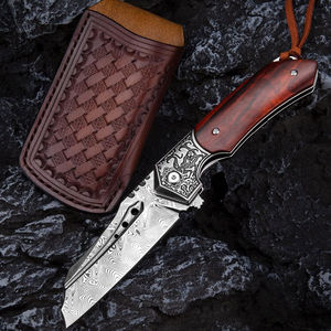 Wholesale High Quality Fixed <b>Blade</b> Hunting <b>Knife</b> Stainless Steel Serrated Edge Custom Handles 3-Year Warranty for Retailers OEM - Product Image 3