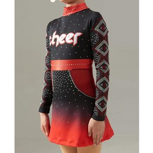 Nouvelle tenue de cheerleading unisexe tendance, couleur et logo personnalisés, style jupe, 100% polyester, haute qualité - Product Image 5