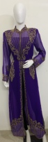 USA Indienne Dames Indiennes Musulmanes Tenue de Fête Formelle Georgette Soie Brodée Fantaisie Wear Mariage Saison Matériel Lourd
