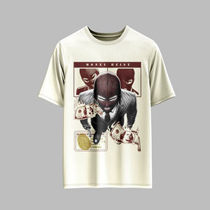 T-shirt unisexe de haute qualité 100% coton T-shirt Streetwear personnalisable lourd pour l'impression en vrac - Product Image 6