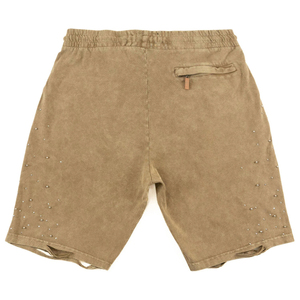 Pantalones Cortos de Lona Pesada para Hombre, Estilo Vintage Desgastado, Lavado Ácido, Estilo Urbano, para Correr, con Aspecto Descolorido por el Sol, de Secado Rápido - Product Image 4
