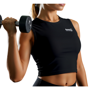 Camiseta Deportiva de Tirantes para Mujer, Personalizable con Logotipo, Sublimación OEM ODM, Ecológica, de Alta Calidad, Secado Rápido, Poliéster y Elastano, para Gimnasio y Running - Product Image 1