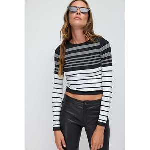 Blusa a rayas de manga larga - Product Image 3