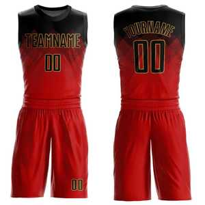 Maillot de basket réversible personnalisé pour homme, grande taille, 100 % polyester, livraison rapide, vêtements de sport sublimés, logo imprimé, uniforme - Product Image 2