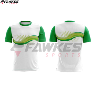 ปรับแต่งการออกแบบของคุณเองในสีทึบเดียวพิมพ์โลโก้ที่กําหนดเองเสื้อวอลเลย์บอลดีไซน์ใหม่ล่าสุด - Product Image 4