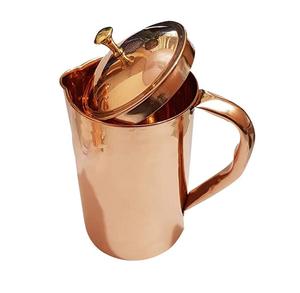 Handmade Pure Copper <b>Jug</b> Table Top Eco Friendly <b>Drink</b> Ware Copper <b>Jug</b> Premium Decorative for Home and Hotels Use - Product Image 5