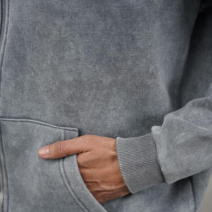 Nueva Llegada: Sudadera con Capucha para Hombre, Tallas Grandes, Lavado Ácido, con Cierre, Estilo Casual de Invierno, Impresión Digital, Ecológica, Transpirable y de Secado Rápido - Product Image 2