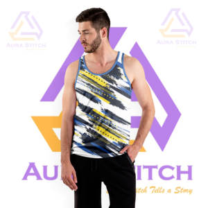 Débardeur personnalisé 100% polyester, respirant, tricoté, style décontracté avec décoration brodée, impression personnalisée - Product Image 6