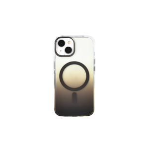 Coque en silicone EFFX Série Toros pour iPhone 14 compatible MagSafe, design transparent dégradé, électroplaqué A17 A53 A34 A24 - Product Image 2