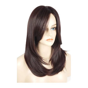 100% Indian Remy Human Hair Handmade Women's <b>Wig</b> Customizable Styles Soft Lace Toupee Base Durable Natural Look Tape/<b>Clip</b>-in - Product Image 1