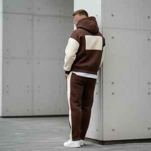 Chándal Sublimado con Capucha para Hombre, Tendencia 2026, Estilo Urbano, Diseño Casual de Peso Medio, Ecológico, con Placeración Frontal 100% - Product Image 5