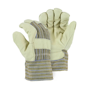 Guantes de Palma de cuero de primera calidad hechos para trabajo industrial y al aire libre Guantes DE SEGURIDAD cómodos para herramientas y maquinaria de manejo - Product Image 2