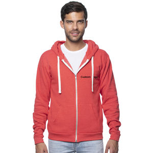 เสื้อฮู้ดซิปแบบยูนิเซ็กซ์ ผ้าผสมเนื้อหนา สำหรับฤดูหนาว ทรงโอเวอร์ไซส์ ผ้าฟลีซ ซิปยาวเต็มตัว - Product Image 6