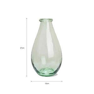 New Arrival Best Quality Recycled <b>Glass</b> <b>Bud</b> Chunky Rim <b>Vase</b> for Home Decor - Product Image 3