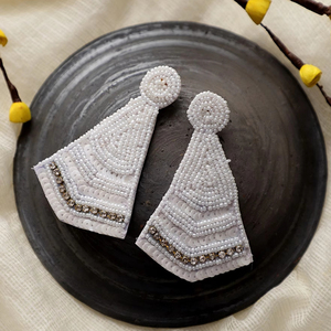 2025 meilleure qualité à la main mode boucles d'oreilles goutte Durable graine perlée et bijoux brodés à la main - Product Image 1