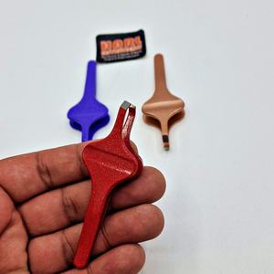 Sharp <b>Edge</b> Eyebrow Tweezers with Custom Branding Rust Resistant and High Precision Tip Makeup <b>Tool</b> Eyelash Hair Removal Tweezers - Product Image 6