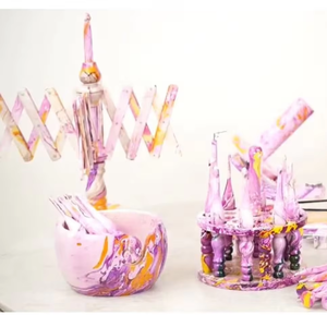 Bobinadora de bolas de hilo de palisandro hecha a mano y herramienta de ganchillo para tejer Swift Combo de hilo Winder + Swift - Product Image 1