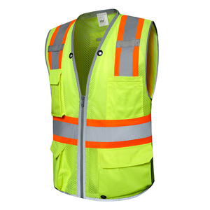 Gilet de sécurité réfléchissant haute visibilité en gros d'usine - Product Image 1
