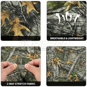 Chemises à manches longues respirantes sur mesure pour la chasse hivernale avec impression de logo, parfaites pour le travail en plein air et les voyages - Product Image 2