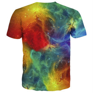 Venta al por mayor de algodón de alta calidad de moda cómoda de color sólido de manga corta de los hombres de sublimación camiseta con colores personalizados tamaño - Product Image 6