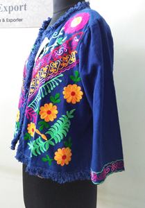 Embroidery Velvet Cotton Suzani <b>Jacket</b> Indian Style Boho Coat Unisex <b>Bridesmaid</b> Gift Winter <b>Jacket</b> Kimono Robe <b>Bridesmaid</b> <b>Jacket</b> - Product Image 2