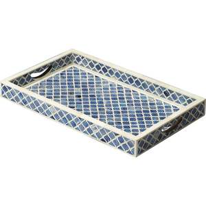 Plateau de service en bois orné avec vadrouille pour servir le chocolat lors de fêtes ou de mariages - Product Image 2