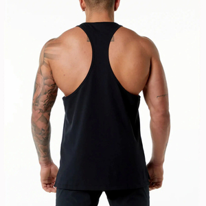 Vente en gros de débardeurs avec logo personnalisé Sports Muscle Bodybuilding Gym Running Singlets Stringer Fitness Débardeur pour homme - Product Image 5