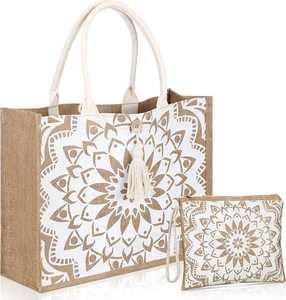 Vente en gros de sacs en jute imperméables imprimés personnalisés Support de maintien lourd à prix raisonnable pour les textiles et les produits en cuir - Product Image 3