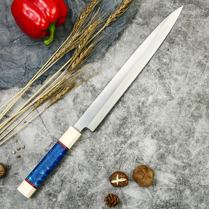 มีดหั่นเหล็กดามัสกัสทำมือคุณภาพสูงใบมีดคมสำหรับใช้ในครัว - Product Image 3