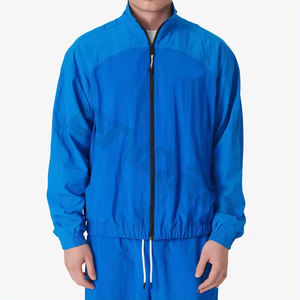 Ensemble de survêtements coupe-vent en nylon de haute qualité pour hommes, avec fermeture à glissière complète, respirant, jogging, survêtement d'automne, maternité 100% coton - Product Image 5