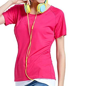 Women T-Shirts Crew Neck <b>Tops</b> Shorts Sleeve Workout Running Yoga <b>Tops</b> Loose Fit Fitness Yoga Shirts Loose Clothing For Women - Product Image 4