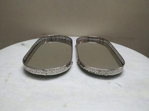 Plateau de service multifonctionnel en acier inoxydable/Plateau de présentation de bijoux de luxe Plateau décoratif sur mesure Plateau de service en métal - Product Image 6