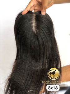 วิกผมแท้จากอินเดีย รุ่น Virgin Remy ขนาด 5 นิ้ว 8x13 แบบตรง 100% ไม่ผ่านการแปรรูป สำหรับผู้หญิง - Product Image 5
