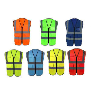 Offres Spéciales gilet de sécurité réfléchissant hommes unisexe vêtements de travail haut sans manches gilet réfléchissant couleur personnalisée haute visibilité gilet de sécurité - Product Image 5