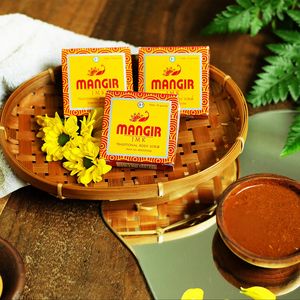 Exfoliante Corporal Herbal JMK Mangir al Mejor Precio, Especias de Cúrcuma, Flores Secas, Exfoliante Corporal Tradicional para Iluminar y Suavizar - Product Image 1