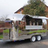 Camion de restauration rapide de qualité supérieure, entièrement équipé, conforme aux normes américaines, avec cuisine complète, pour la vente de glaces et de grillades.