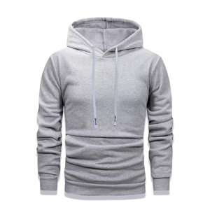 Printemps-Automne Pulls en Coton Respirant Écologique Imprimé Personnalisé Mode Noir Plusieurs Couleurs Sweats à Capuche pour Hommes - Product Image 1